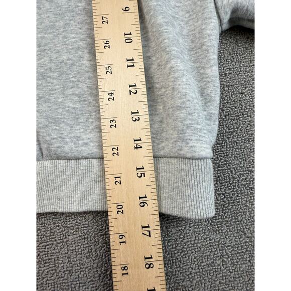 Aritzia Sunday Best Women's XS Gray Cropped Butterfly Crewneck Pullover - Picture 7 of 9